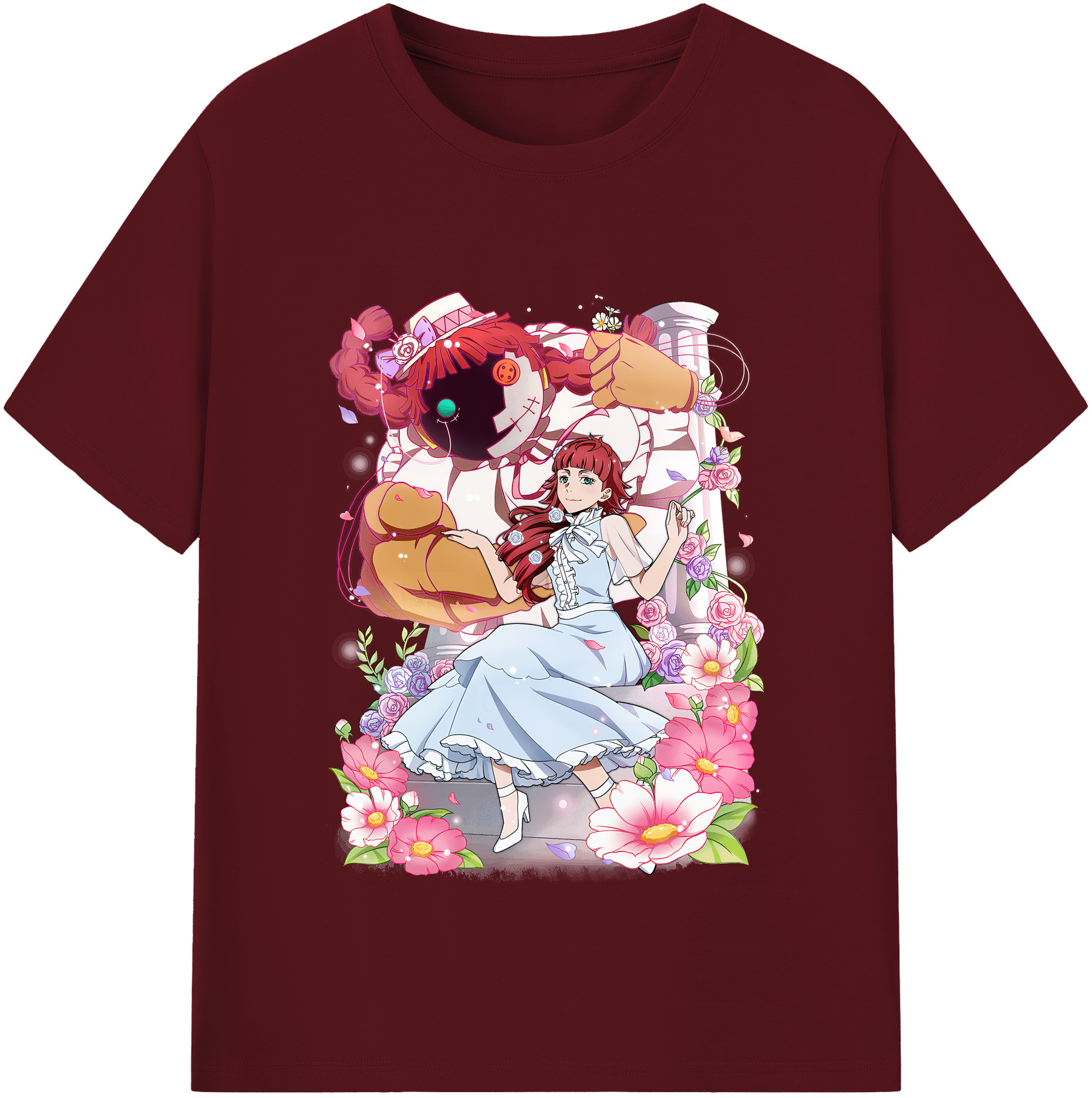 （画像用） 文豪ストレイドッグス Bungo Stray Dogs 綿100％半袖Tシャツ（フロントプリント）